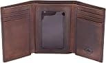 Stealth Mode Men's Trifold RFID Blocking Leather Wallet - Best Deal Finder