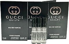Gucci Guilty Sample Perfume MEN Guilty Guilty PARFUM Spray Pour Homme Size 1.5 ML / 0.05 (set of 3) - Amazon.ae Price Tracker