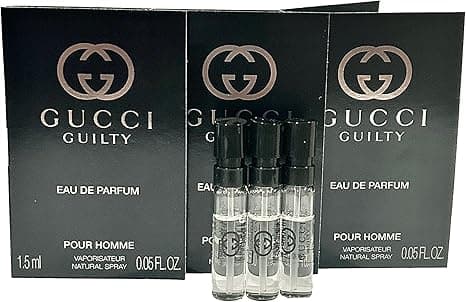 Gucci Guilty Sample Perfume MEN Guilty Guilty PARFUM Spray Pour Homme Size 1.5 ML / 0.05 (set of 3) on Amazon.ae - Price Tracker