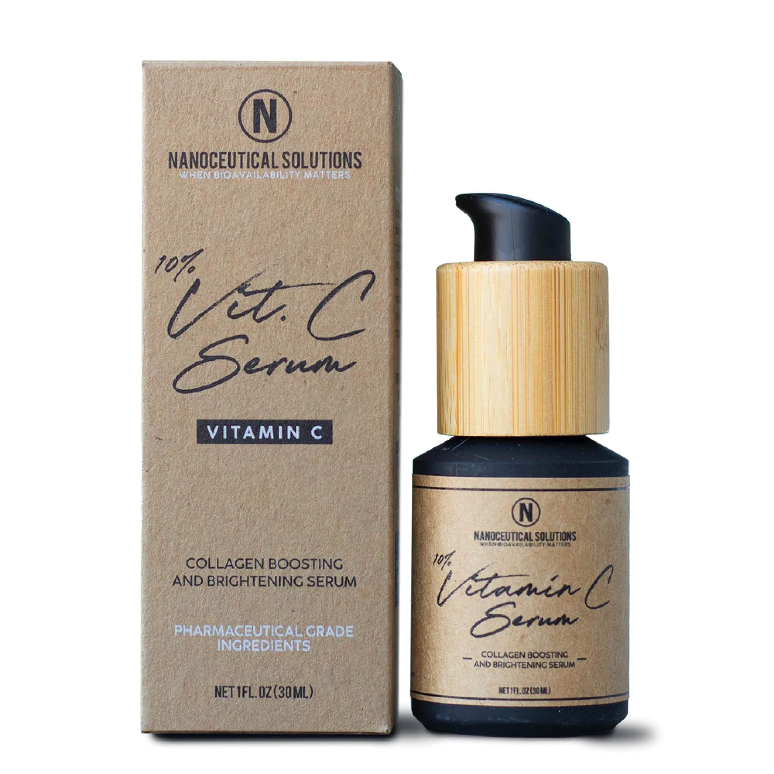 Nanoceutical Solutions NANO VITAMIN C SERUM Instant absorption, REDUCES fine lines, wrinkles. REVITALIZES dull and damaged skin. 30ml bottle (1 fl oz). on Amazon.ae - Price Tracker