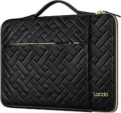Lacdo 360° Protective 14 Inch Laptop Sleeve Case for HP Lenovo Dell ASUS Acer Chromebook 14 / HP Stream 14 / Dell Inspiron 14 / Lenovo IdeaPad 14 / Acer Spin/ASUS ZenBook Computer Bag, Elegant Black - Amazon.ae Price Tracker