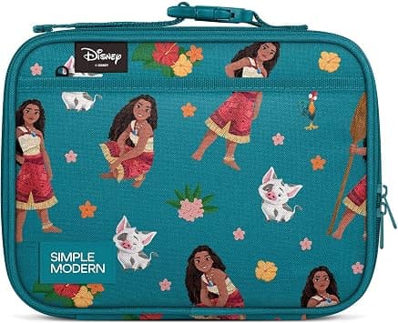 Simple Modern Disney Kids Lunch Box for School | Reusable Insulated Lunch Bag for Toddler, Girl, and Boy | Meal Containers with Exterior & Interior Pockets | Hadley Collection | Moana Oceana | Hadley Cute Lunch Box for Girls, Boys, Toddlers | Fits Bento Box, Lunch Containers | Small Lunch Bag | Moana Oceana على Amazon.ae - متتبع الأسعار