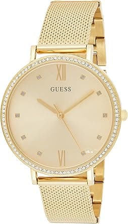 GUESS Womens Quartz Watch, Analog Display and Stainless Steel Strap - W1154L3 on Amazon.ae - Price Tracker