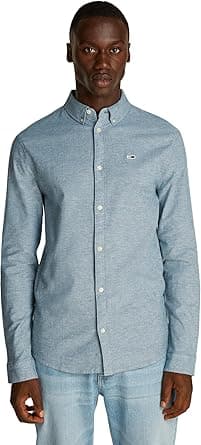 Tommy Jeans Men's TJM SLIM STRETCH OXFORD SHIRT Shirt on Amazon.ae - Price Tracker