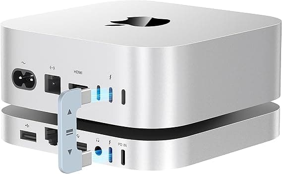 Mac mini M4 Dock, Beelink EX Mate Mini-B 80Gbps Docking Station, 1*M.2 PCIex4 SSD Slot, up to 8TB Expansion, SD4.0 Card Slot, 2.5G LAN, 15W USB C PD3.0 Port, 2*USB A 5Gbps, 3.5mm Audio on Amazon.ae - Price Tracker
