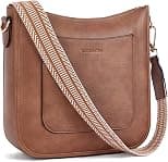 BOSTANTEN Crossbody Bags for Women Trendy Vegan Leather Hobo Handbags Fashion Shoulder Bags Purse with Adjustable Guitar Strap - Best Deal Finder