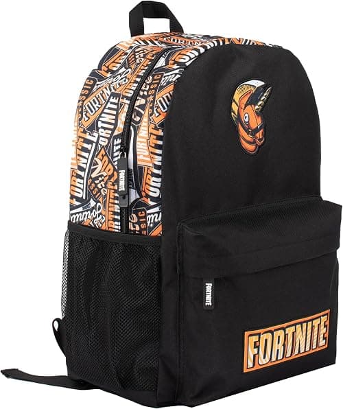 Fortnite School Backpack for Boys Black Large A4 Multicompartment Rucksack Travel Bag with Mesh Pockets and Adjustable Padded Shoulder Straps on Amazon.ae - Price Tracker