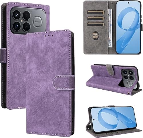 BELLA BEAR Xiaomi Poco F8 Ultra 5G Case [RFID Blocking Technology] Wallet Case, Xiaomi Poco F8 Ultra 5G Case with Stand Function - Purple on Amazon.ae - Price Tracker