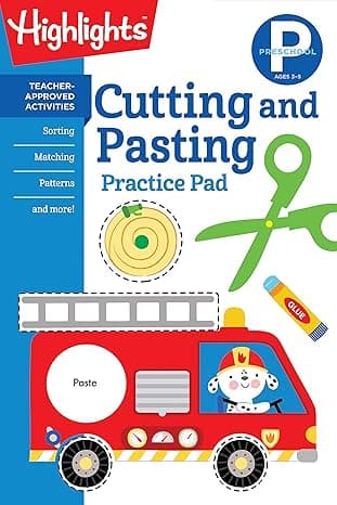 Preschool Cutting And Pasting (Highlights Learn On The Go Practice Pads) on Amazon.ae - Price Tracker