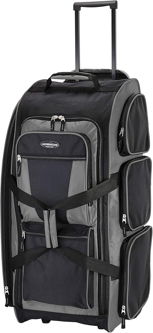 Travelers Club Xpedition 30 Inch Rolling Multi-Pocket Upright Duffel on Amazon.ae - Price Tracker