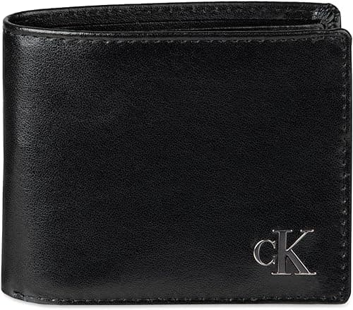 Calvin Klein Men's Leather RFID Minimalist Bifold Wallet on Amazon.ae - Price Tracker