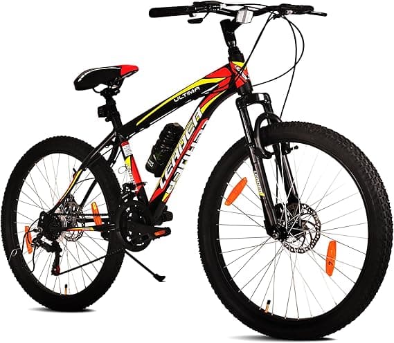 Leader Leader Beast Multispeed (21 Speed) Mountain Bike with Front Suspension &amp; Dual Disc Brake Cycling on Amazon.ae - Price Tracker