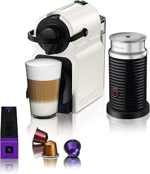 Nespresso by KRUPS Nespresso inissia White by KRUPS Coffee Capsule Machine with Aeroccino3, on Amazon.ae - Price Tracker