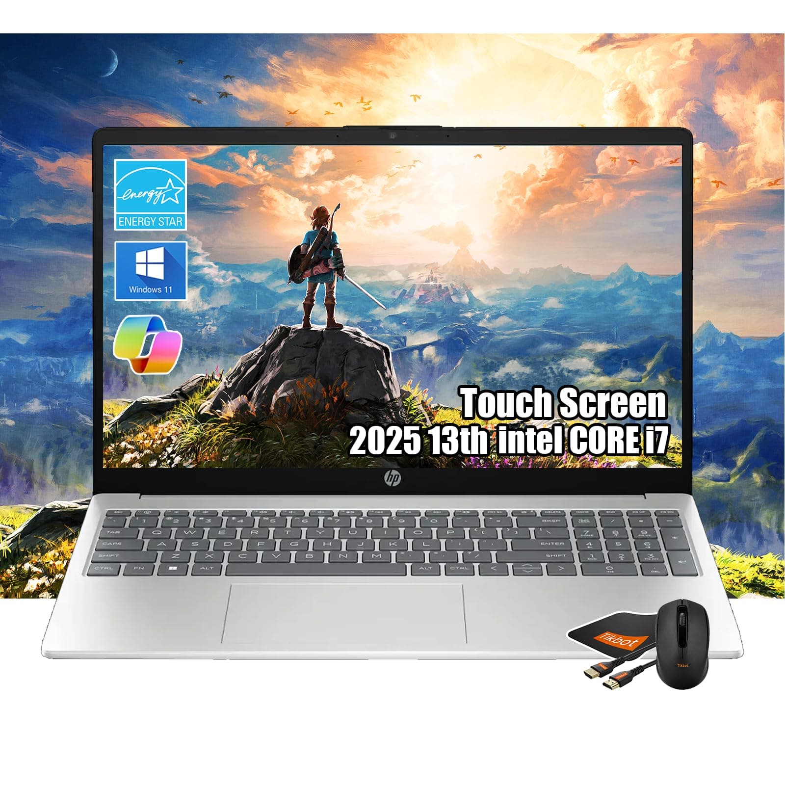 HP Pavilion 15.6" FHD Touchscreen Laptop | Intel 13th i7-1355U(Beats i9-10880H)| 32GB RAM | 2TB SSD | Iris Xe Graphics | Business Laptop | Computadora Portátil |W/Mouse+PSD on Amazon.ae - Price Tracker