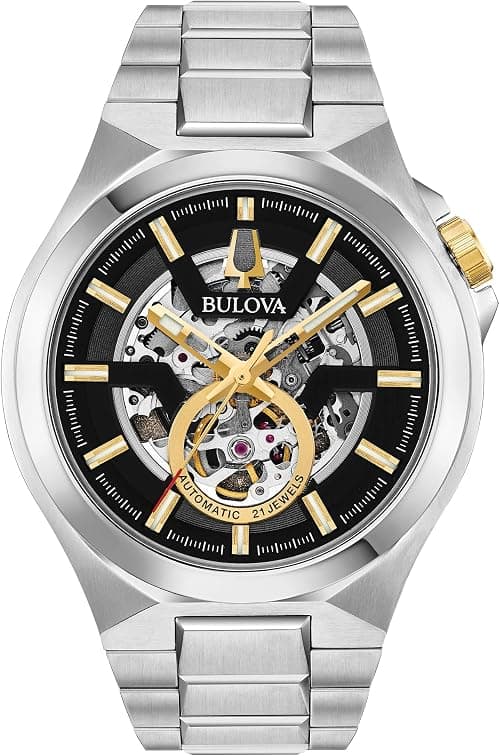 Bulova Men's Watch, Automatic - 98A178 on Amazon.ae - Price Tracker