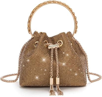 Sweetovo Bling Crystal Rhinestone Purse for Women Sparkly Clutch Handbag Crossbody Bag for Evening Wedding Party Prom on Amazon.ae - Price Tracker
