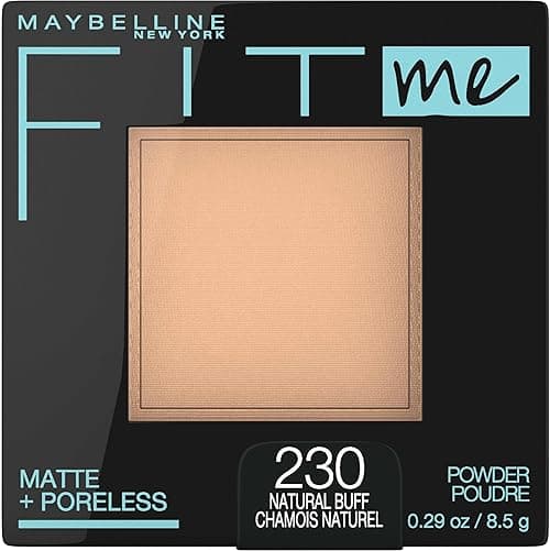 Maybelline Fit Me Matte + Poreless Pressed Face Powder Makeup, Natural Buff, 1 Count on Amazon.ae - Price Tracker