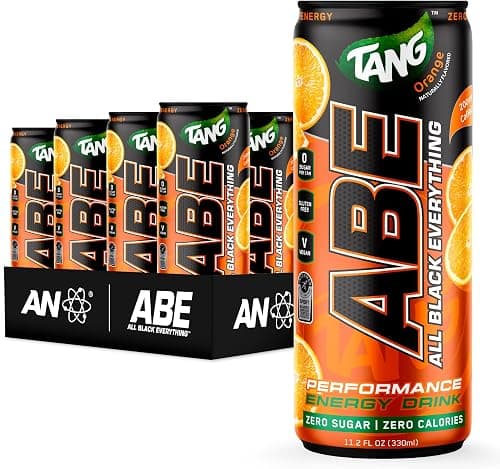 Applied Nutrition ABE Pre Workout Cans - All Black Everything Energy + Performance Drink, ABE Carbonated Beverage Sugar Free with Caffeine (Pack of 12 Cans x 330ml) (Tang Orange Flavor) على Amazon.ae - متتبع الأسعار