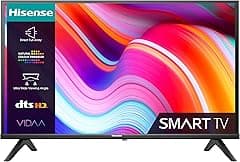 Hisense 40 Inch FHD VIDAA Smart TV 40A4KTUK - Natural Enhancer, HDMI, Share to TV, and Youtube, Freeview Play, Netflix and Disney+ (2023 Model) - Amazon.ae Price Tracker