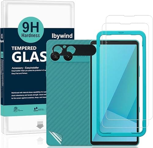 Ibywind for Sony Xperia 10 VII 5G Screen Protector,2-Pack,9H Hardness Tempered Glass with Camera Lens Protector,Easy Installation Tool,Bubble-Free,Fingerprint Unlock,Anti-Shatter,Anti-Scratch on Amazon.ae - Price Tracker