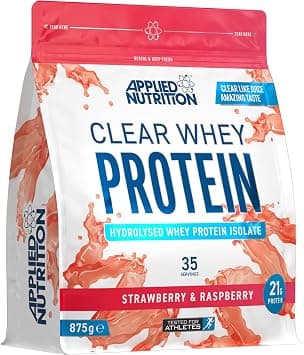 Applied Nutrition Clear Whey Isolate - Whey Protein Isolate, Refreshing High Protein Powder, Fruit Juice Style Flavours (Strawberry & Raspberry) 35 Servings - Amazon.ae Price Tracker