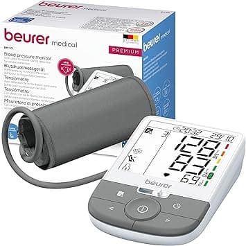 Beurer BM 53 Upper Arm Blood Pressure Monitor - Made in Europe - AFib Detection - Risk Indicator - Arm Circumferences 22-42 cm - Data Transfer to Apple Health - Amazon.ae Price Tracker