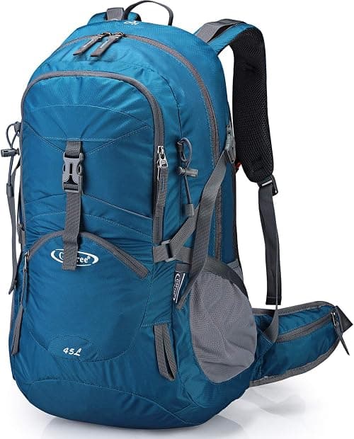 G4Free 45L Hiking Daypack Outdoor Camping Travel Backpack Rucksack Waterproof with Rain Cover for Men Women on Amazon.ae - Price Tracker