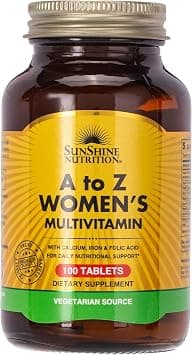 Sunshine Nutrition A To Z Women's Multivitamins 100 Vegetarian Tablets | For Daily Nutrition Requirement on Amazon.ae - Price Tracker