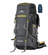 TRAWOC DYNAMITE 65L Travel Backpack for Hiking Trekking Bag Camping Rucksack for Men & Women with Rain Cover/Shoe Compartment MHK002 - Best Deal Finder