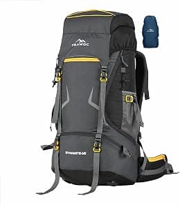 TRAWOC DYNAMITE 65L Travel Backpack for Hiking Trekking Bag Camping Rucksack for Men & Women with Rain Cover/Shoe Compartment MHK002 - Best Deal Finder
