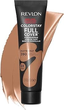 REVLON (Early Tan) - ColorStay Full Cover Longwear Matte Foundation, Heat & Sweat Resistant Lightweight Face Makeup, Early Tan (390), 30ml on Amazon.ae - Price Tracker