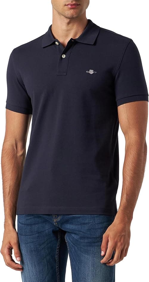 GANT Men 2220-110 Slim Fit Shield Pique Polo Shirt on Amazon.ae - Price Tracker