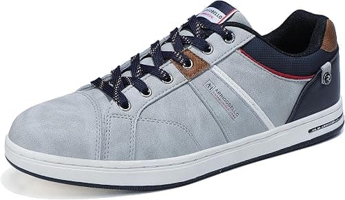 ARRIGO BELLO Mens Casual Shoes Sneaker Leather Fashion Trainers Business Walking Classic Style Sneakers Size 41-46 on Amazon.ae - Price Tracker