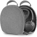 Geekria Shield Headphones Case Compatible with Soundcore Q11i, Space Q45, Life Q35/ Q30/Q20i and More, Replacement Hard Shell Travel Carrying Bag with Cable Storage (Microfiber Grey) - Best Deal Finder
