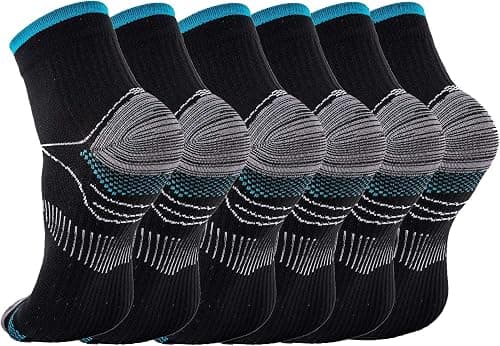 Compression Socks for Women & Men Upgraded Sport Plantar Fasciitis Arch Support Low Cut Compression Foot Socks Best for Athletic Sports, Running, Travel, Pregnancy (3 Pairs) on Amazon.sa - Price Tracker