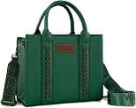 Montana West Women Wrangler Tote Bag for Women Zipper Shoulder Handbag Totes - Best Deal Finder