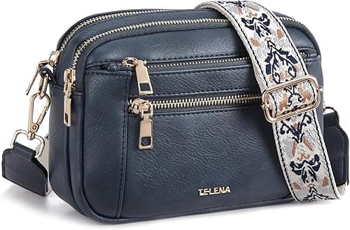 Telena Crossbody Purse for Women Small Crossbody Bags Trendy Vegan Leather Shoulder Handbags with Adjustable Strap Rough on Amazon.ae - Price Tracker
