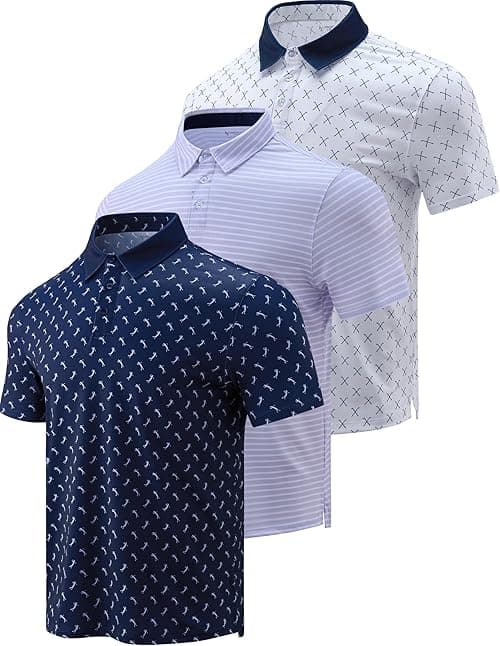 Liberty Imports mens Golf Shirts With Pockets Polo Shirt on Amazon.ae - Price Tracker