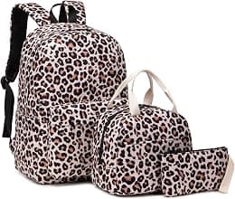 Girls School Backpack for Kids Teens, Elementary Middle School Backpacks Bookbag Set with Lunch Bag Pencil Case - Best Deal Finder