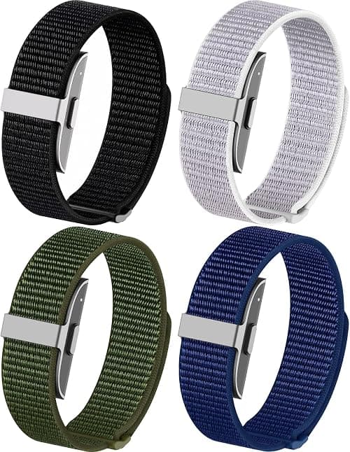 4 Pack Nylon Bands Compatible with Hume Band Replacement Strap, Soft Breathable Slim Fitness Tracker Hume Bands Loop Sport Replacement Wristband for Hume Health Band for Men Women on Amazon.ae - Price Tracker
