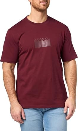 HUGO Men's Block Logo Cotton T-Shirt on Amazon - Best Deal Finder