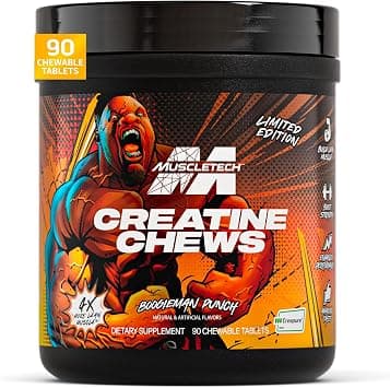 MuscleTech, Creatine Chews, Boogieman Punch, 3 g, 90 Chewable Tablets on Amazon.ae - Price Tracker