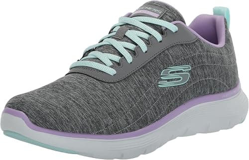 Skechers Flex Appeal 5.0 womens Sneaker | Air-Cooled Memory Foam Insole, Cushioned midsole with flexible outsole, Sporty fashion sneaker with a lace-up front on Amazon.ae - Price Tracker