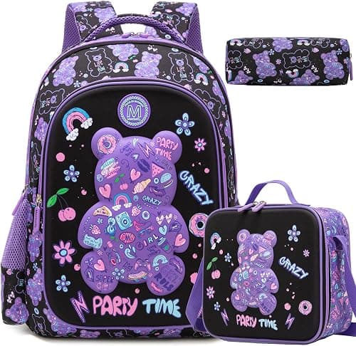 Backpacks for Girls 10-12 Backpack for School Girls Backpacks with Lunch Box Back to School Supplies on Amazon.ae - Price Tracker