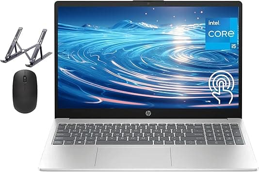 HP 15.6" Touchscreen Laptop, Intel Core i5 Processor, 16GB RAM, 512GB SSD, Numeric Keypad, Bluetooth, Wi-Fi, Long Battery Life, Windows 11 Home, Alpacatec Accessories, Silver - Amazon.ae Price Tracker