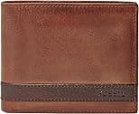 Fossil Men's Flip ID Bifold Wallet ML3644200 - brown - Best Deal Finder