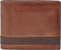 Fossil Men's Flip ID Bifold Wallet ML3644200 - brown - Best Deal Finder
