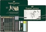 Faber Castell Set Pitt Graphite Pencil Tin 26-Pieces - متتبع أسعار Amazon.sa