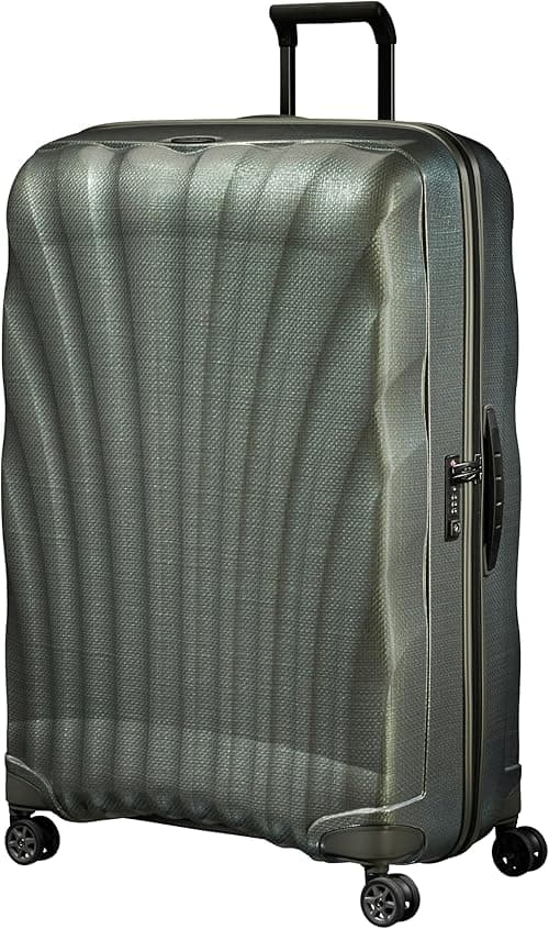 Samsonite C-Lite Suitcase, 4 Spinner Wheels, Polypropylene, TSA Lock|Curv Technology|Dual Tube Pull Handle|Divider Pad|ID Tag - 10 Years International Warranty on Amazon.ae - Price Tracker