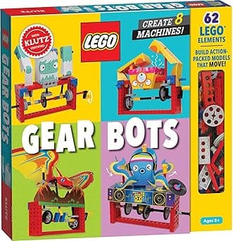 Klutz Lego Gear Bots Science/STEM Activity Kit - متتبع أسعار Amazon.sa